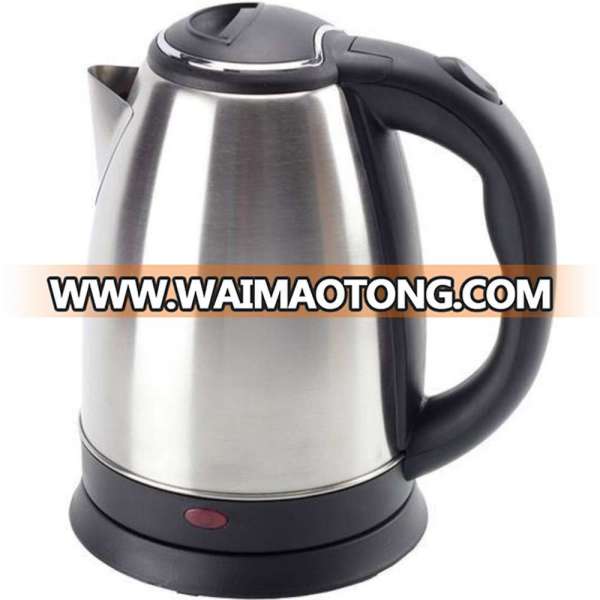 Wholesale electrical appliance 1.8l cordless stainless steel electric kettle